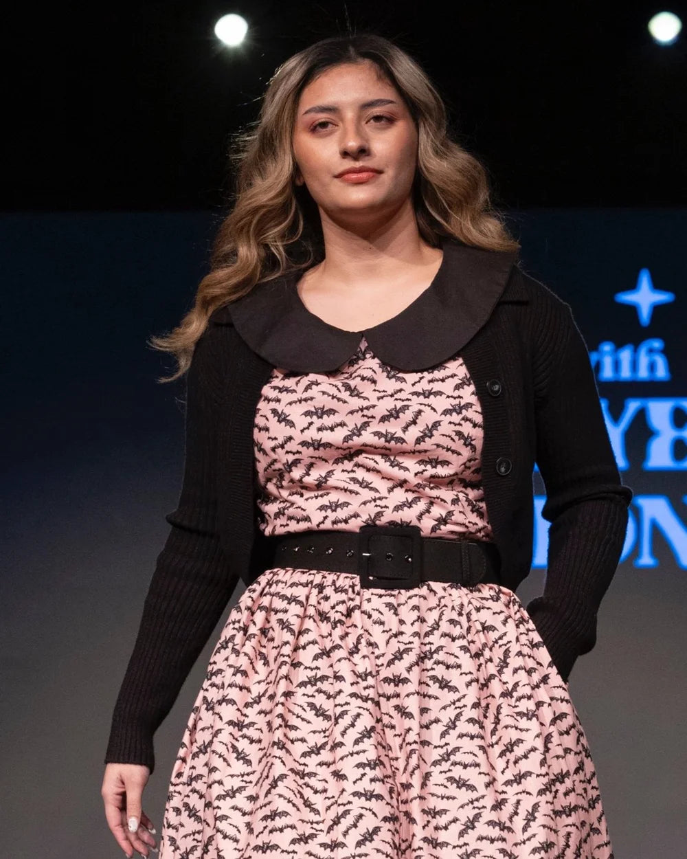 Cropped Collared Sweater