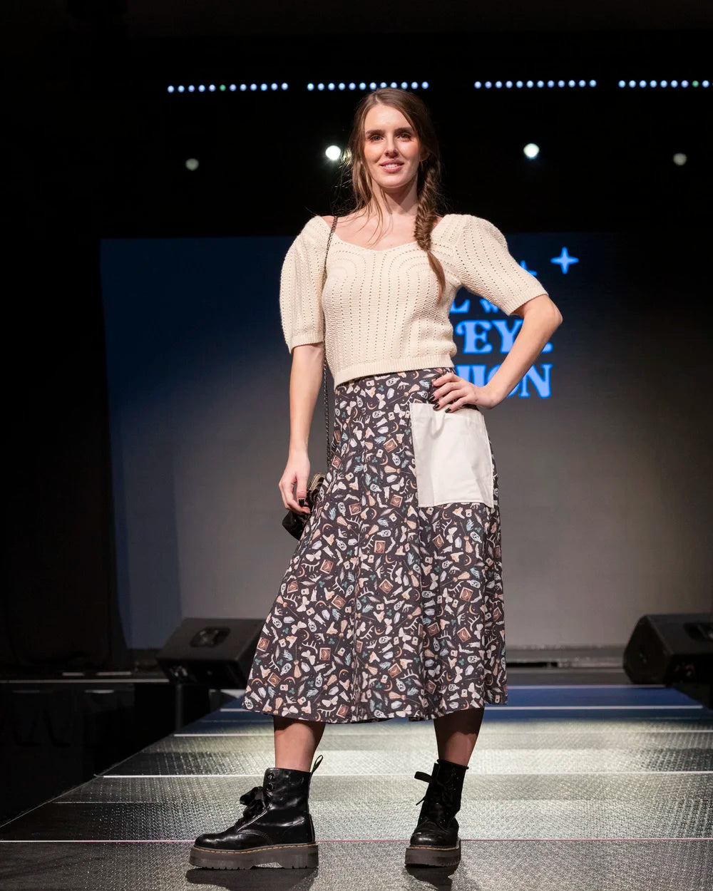 Kathryn Skirt - Magic Tools in Charcoal