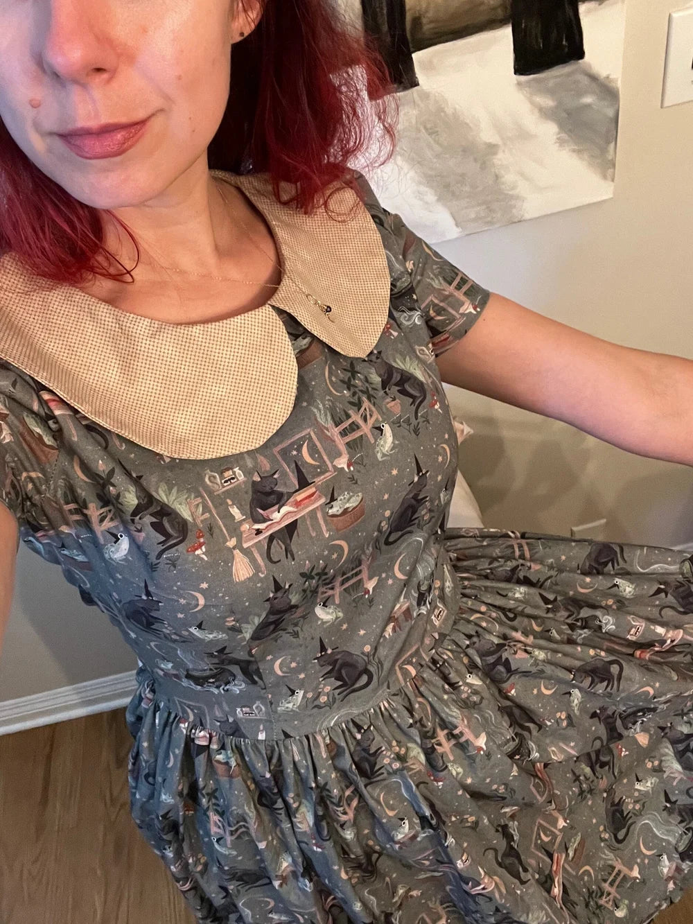 Darling Dress - GoblinCore in Sage
