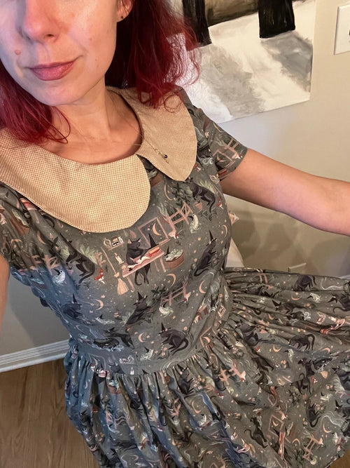 Darling Dress - GoblinCore in Sage