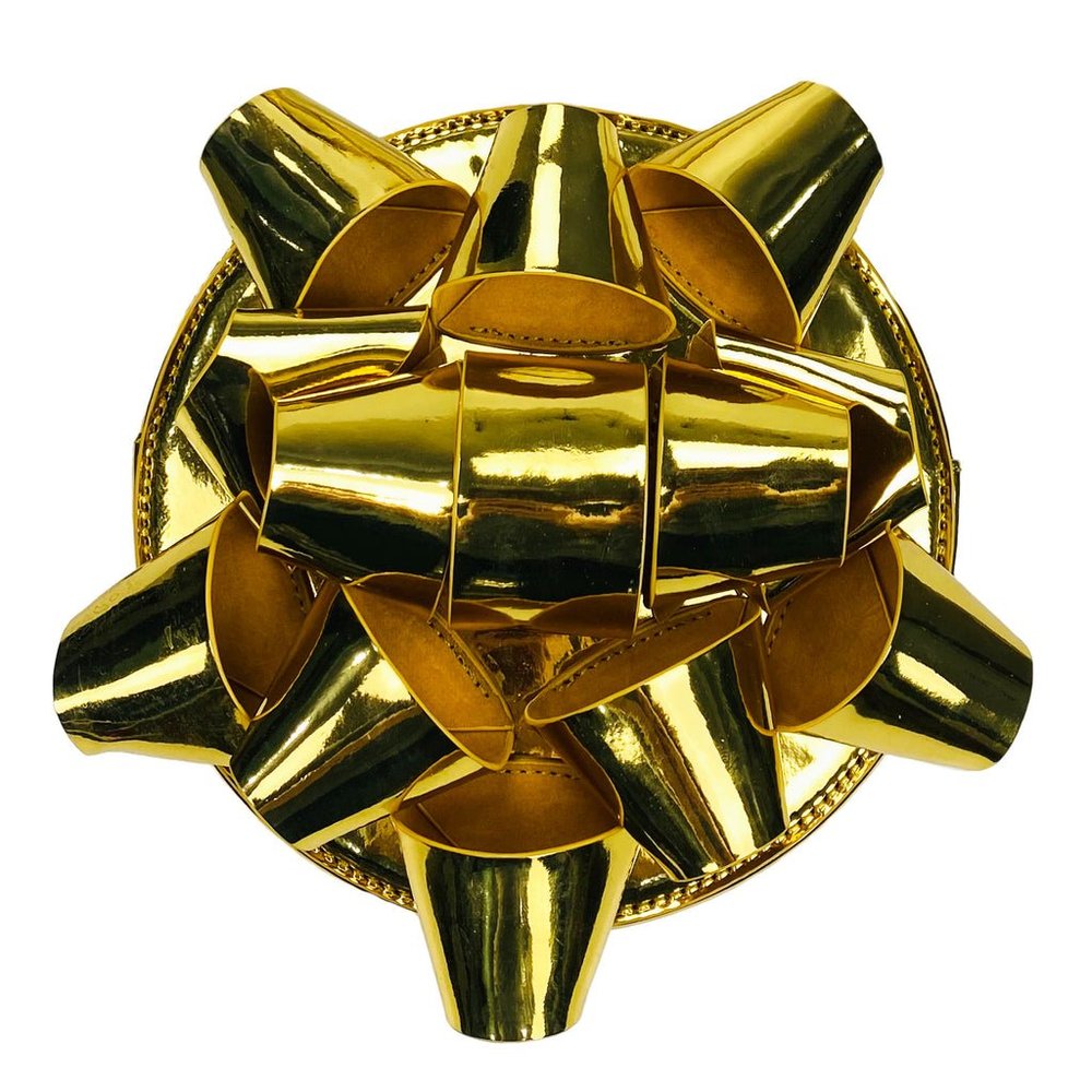 Glity Gold Bow Handbag
