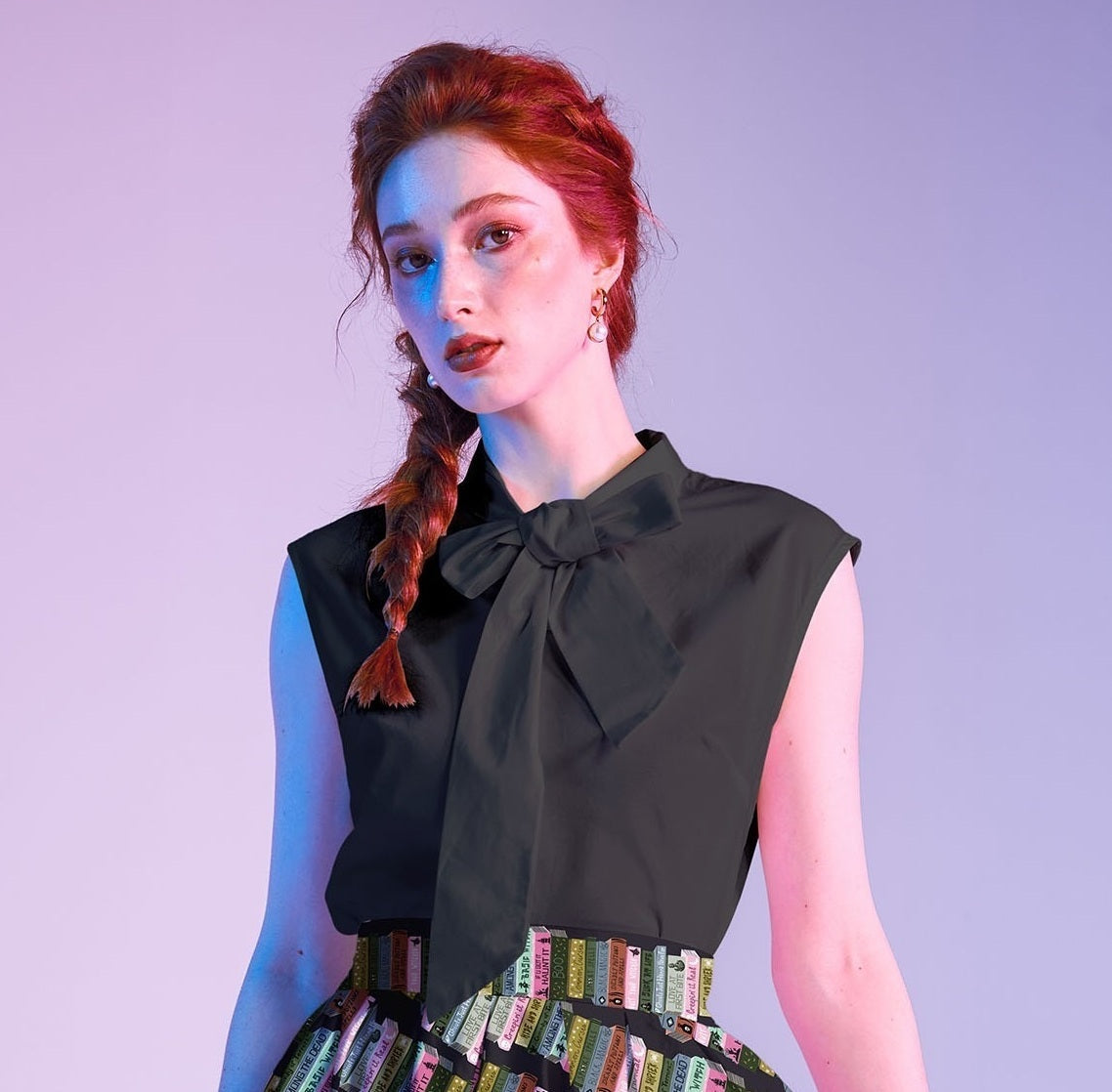 Black Bow Top