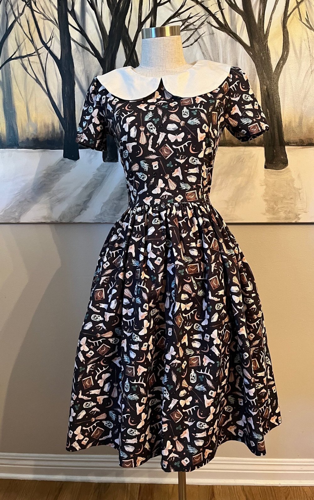 Darling Dress - Magical Objects in Charcoal