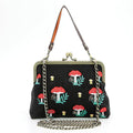 Mushroom Clutch with convertable Straps