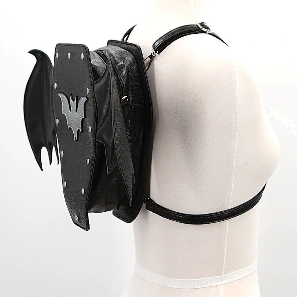 Little Black Coffin Bat-Pack - Convertible Backpack