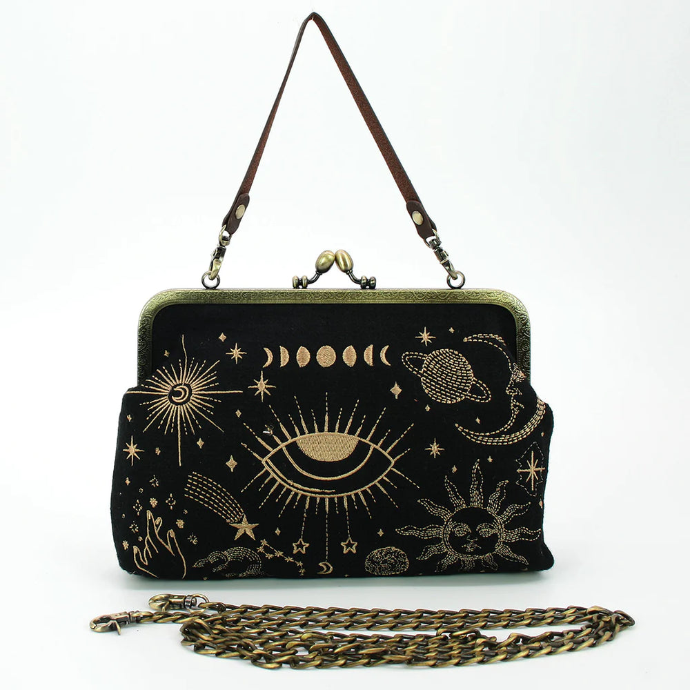 Witchy Woman Clutch with Convertable Strap