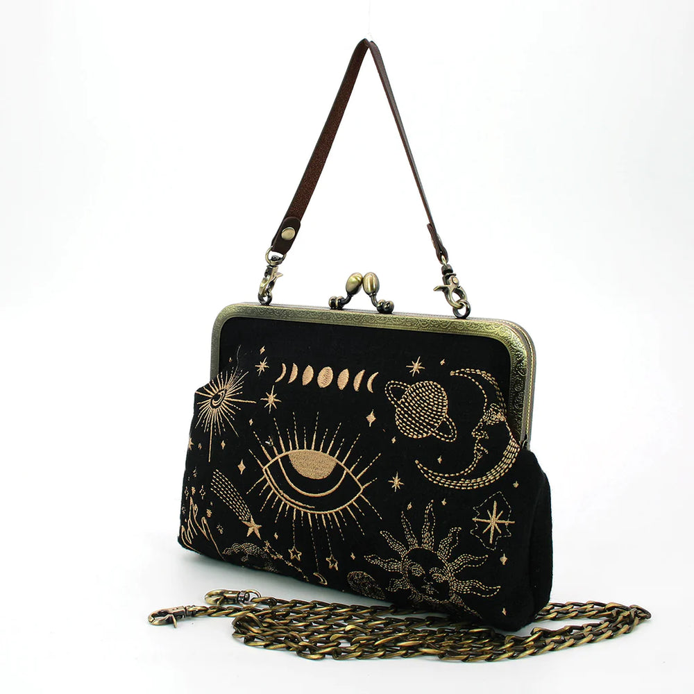 Witchy Woman Clutch with Convertable Strap