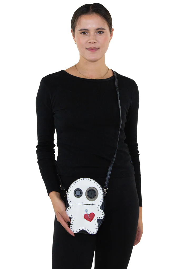Voodoo Doll cross body purse