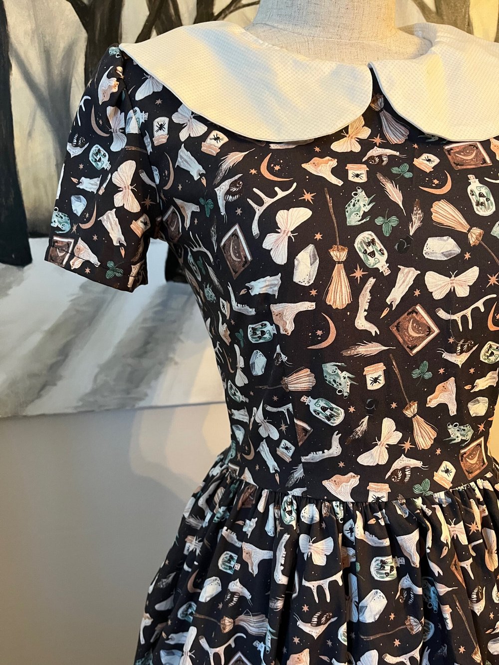Darling Dress - Magical Objects in Charcoal