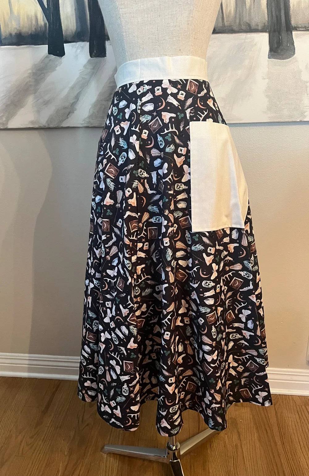 Kathryn Skirt - Magic Tools in Charcoal