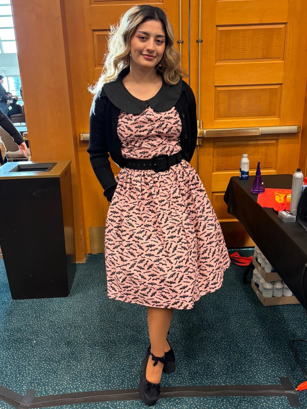 Darling Dress - Pink Bats