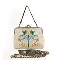 Dragonfly or Lunar Moth Clutch with convertible Straps