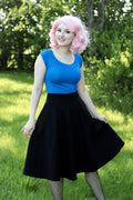 Boat Neck Top in Blue
