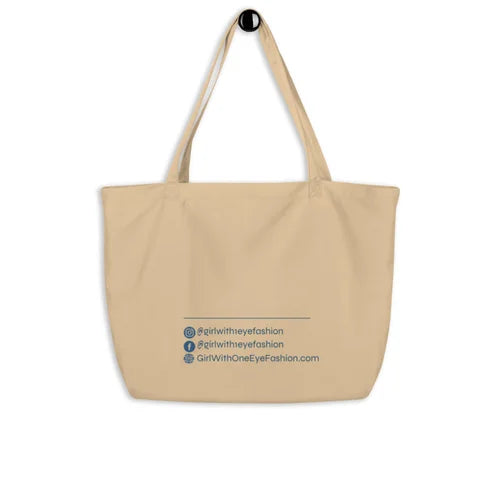 Logo Large organic tote bag