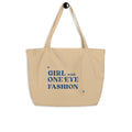 Logo Large organic tote bag