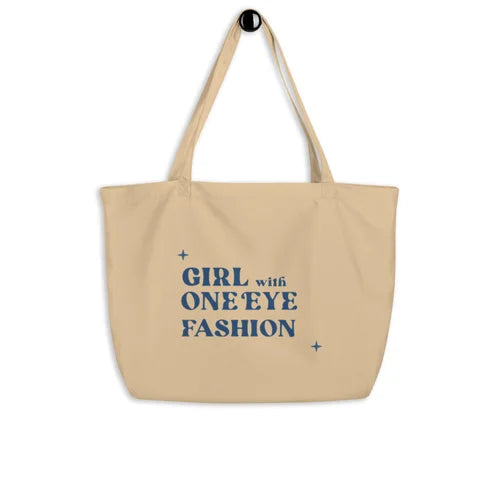 Logo Large organic tote bag
